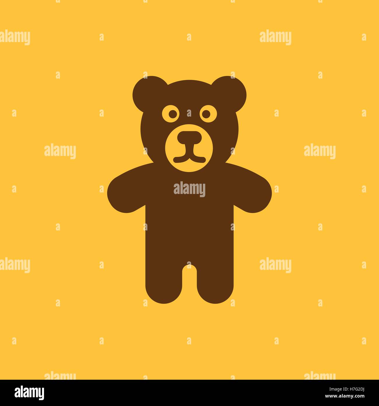 Bear icon. design. Toy, Bear symbol. web. graphic. AI. app. logo ...