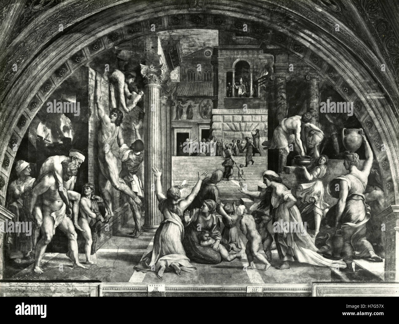 Raphael fire in the borgo hi-res stock photography and images - Alamy