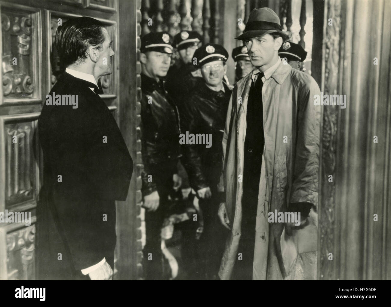 Actor gary cooper in the movie meet john doe usa 1941 stock photo alamy