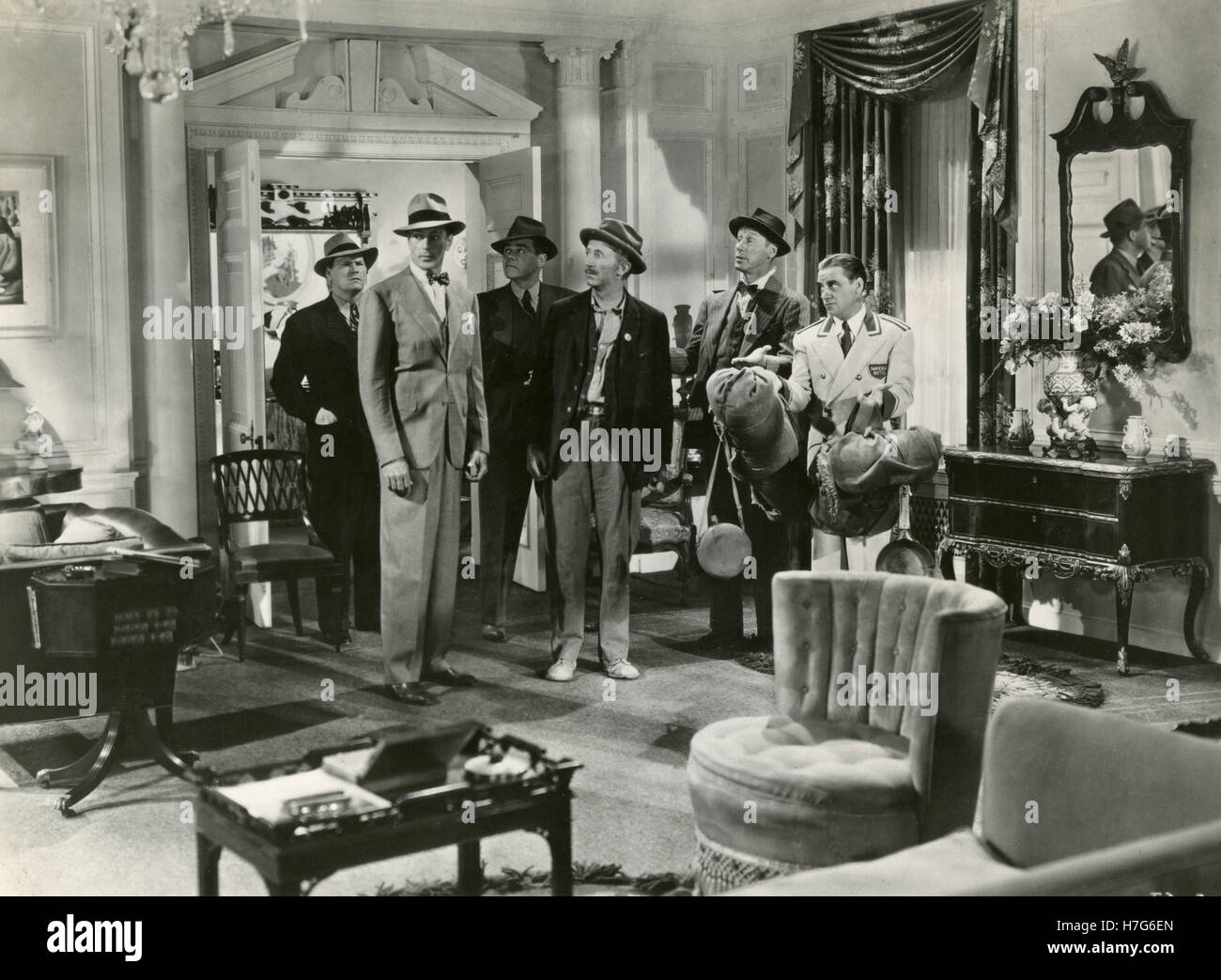 Actor gary cooper in the movie meet john doe usa 1941 stock photo alamy