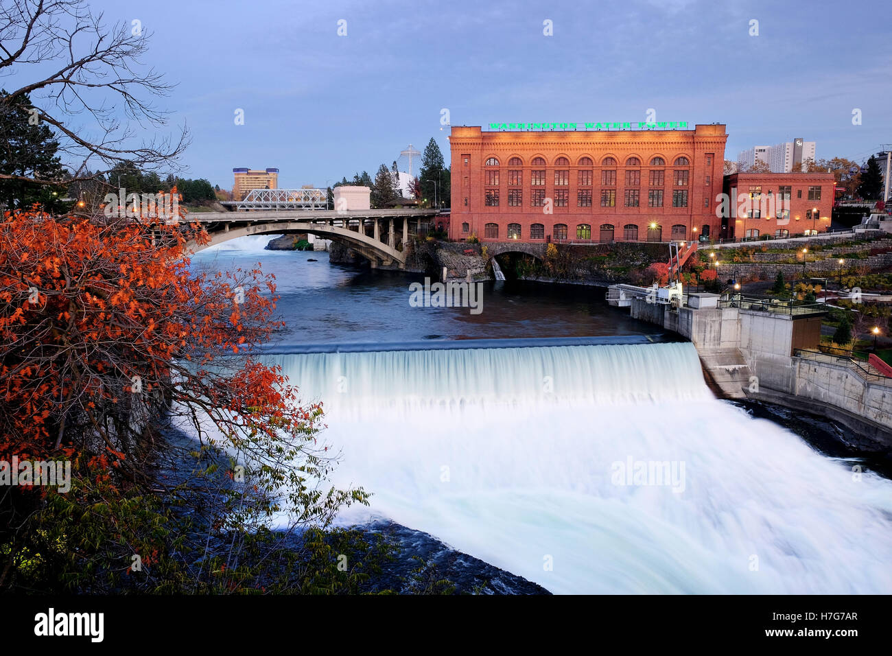 Washington Water Power Station Avista Stock Photo Alamy