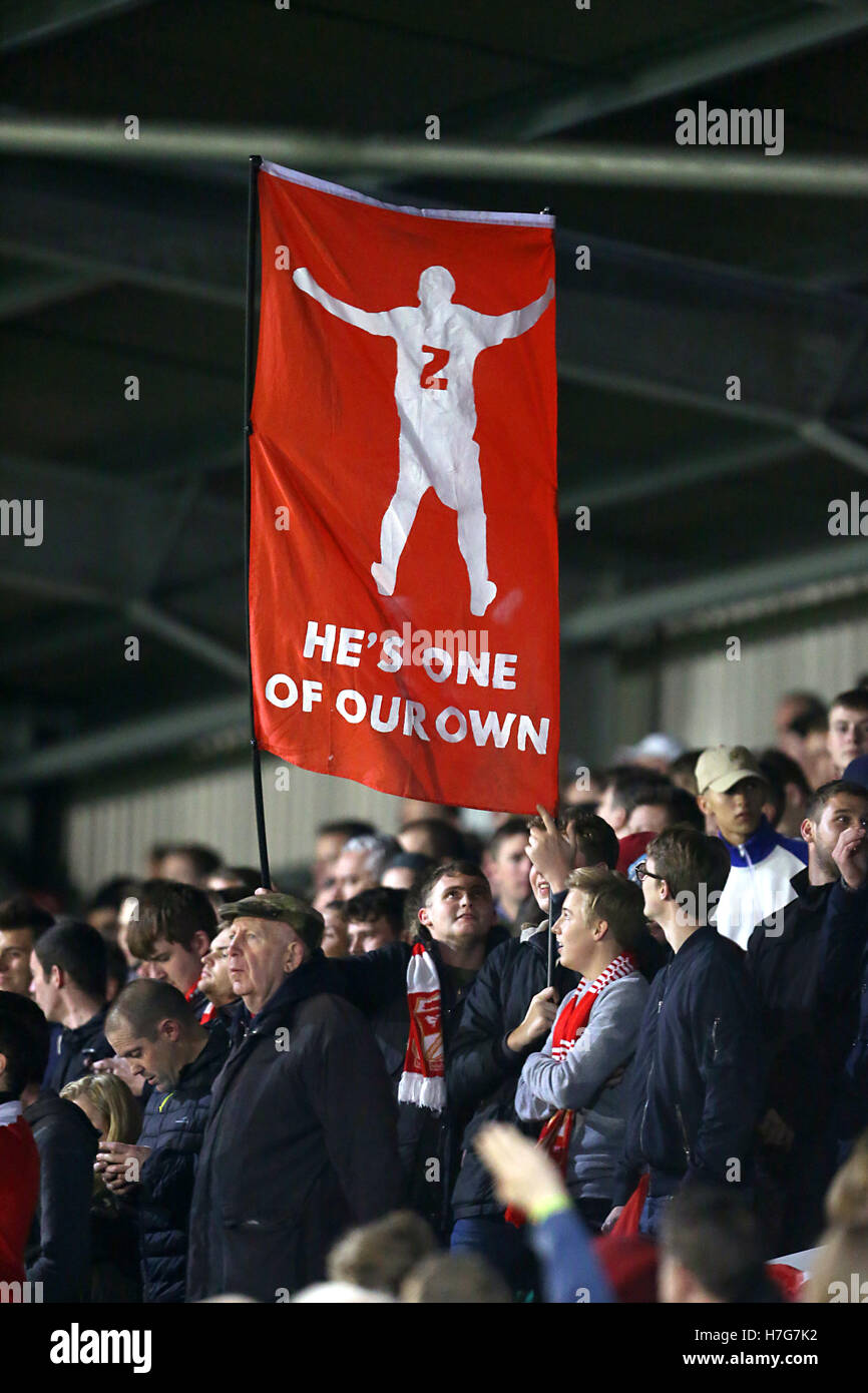 A banner in stands emirates stadium hi-res stock photography and images ...