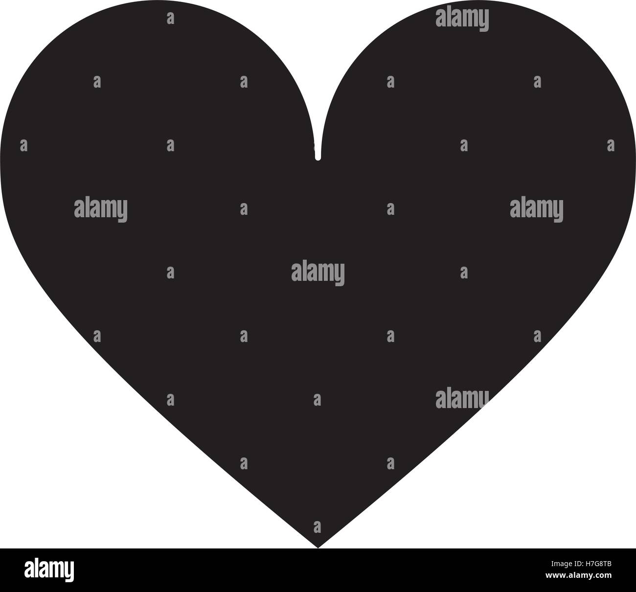 Isolated heart shape design Stock Vector Image & Art - Alamy