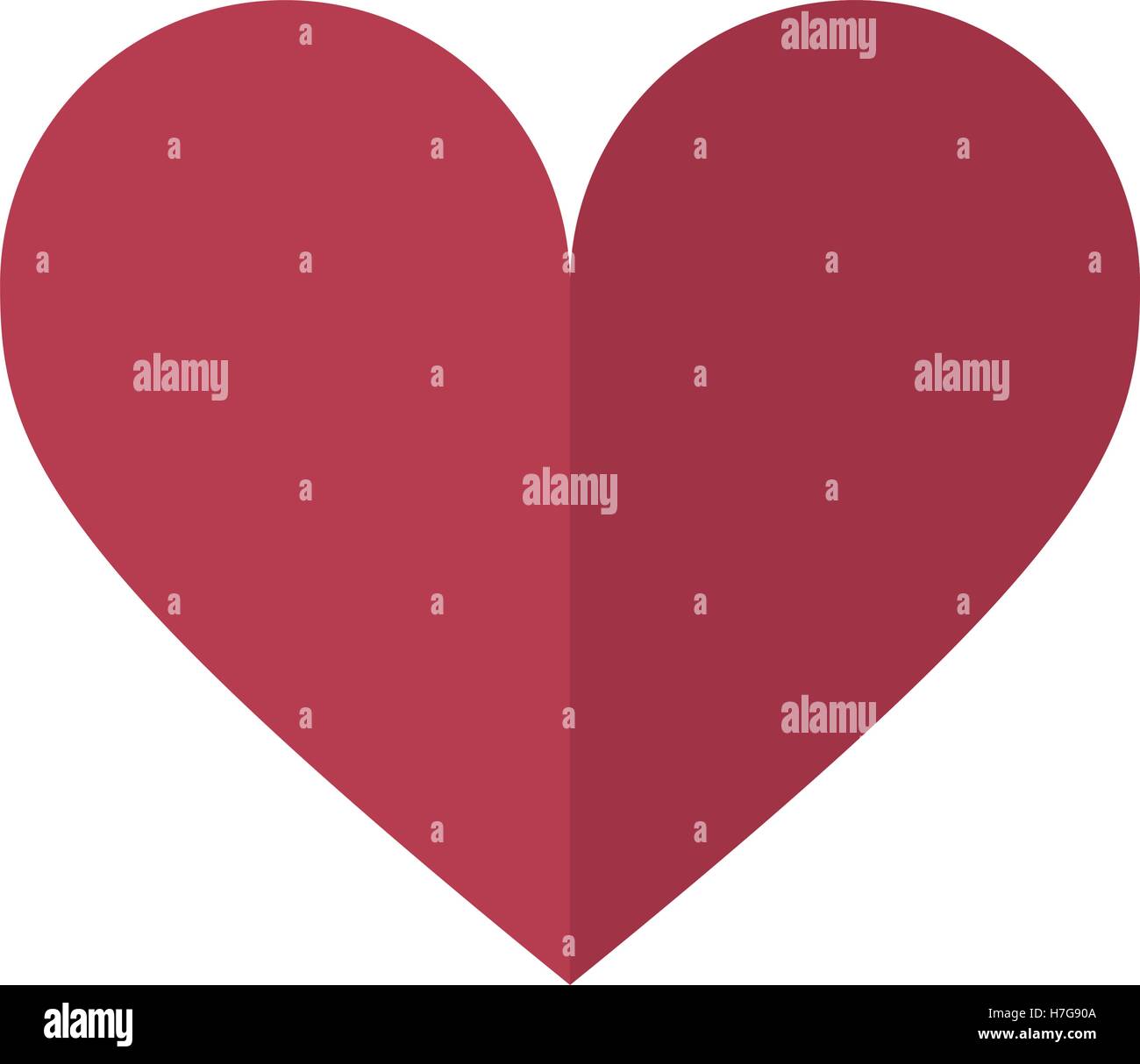 Isolated heart shape design Stock Vector Image & Art - Alamy