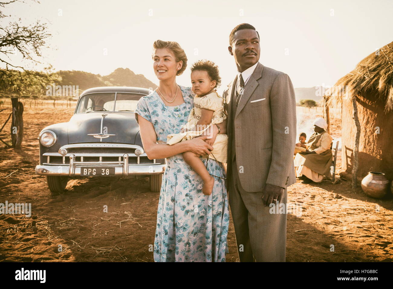 RELEASE DATE: February 17, 2017 TITLE: A United Kingdom STUDIO: Fox Searchlight Pictures DIRECTOR: Amma Asante PLOT: Prince Seretse Khama of Botswana causes an international stir when he marries a white woman from London in the late 1940s STARRING: Rosamund Pike as Ruth Williams, David Oyelowo as Seretse Khama (Credit Image: c Fox Searchlight Pictures/Entertainment Pictures/) Stock Photo