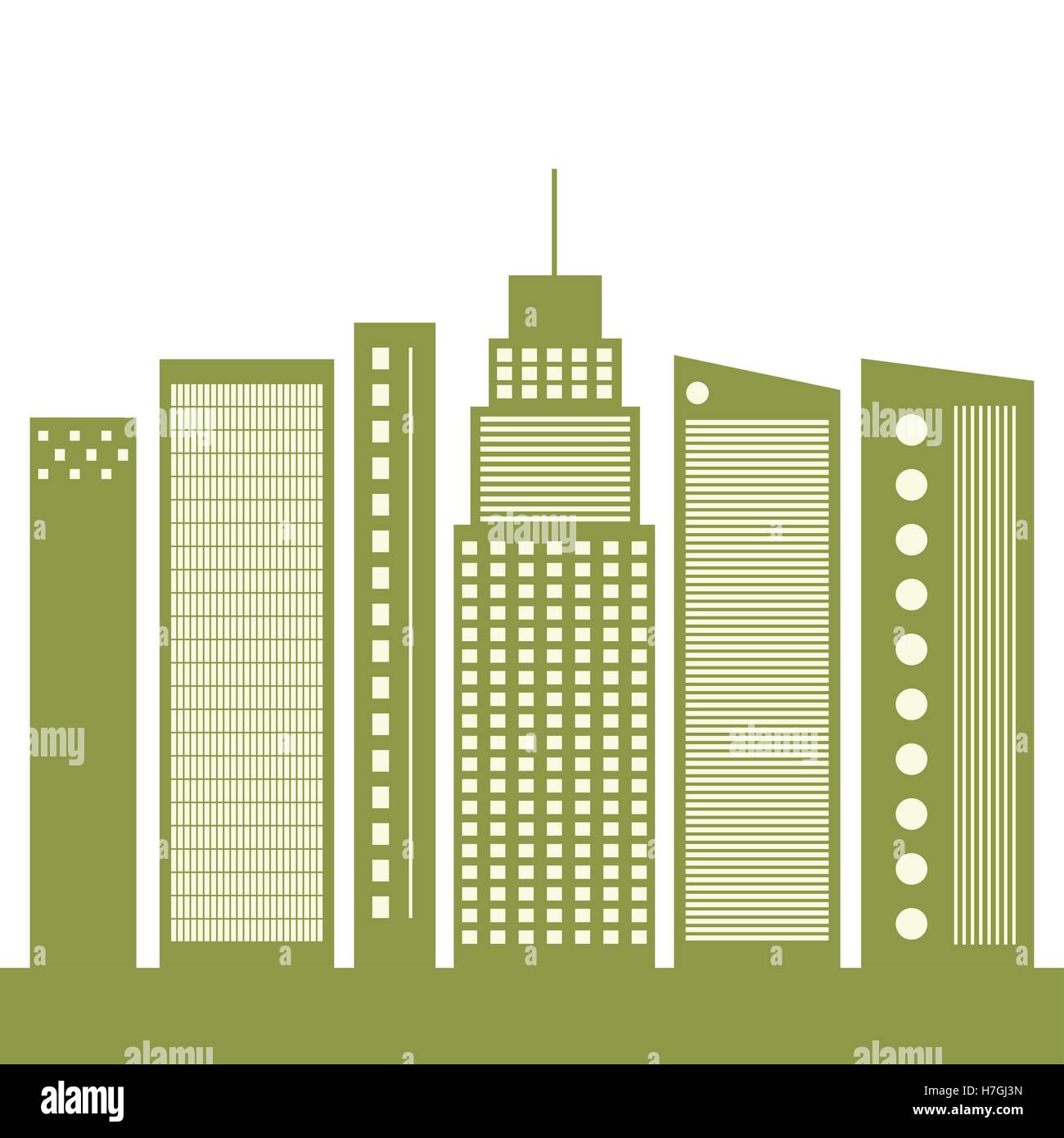 Modern Eco City. Think Green Concept Stock Vector Image & Art - Alamy