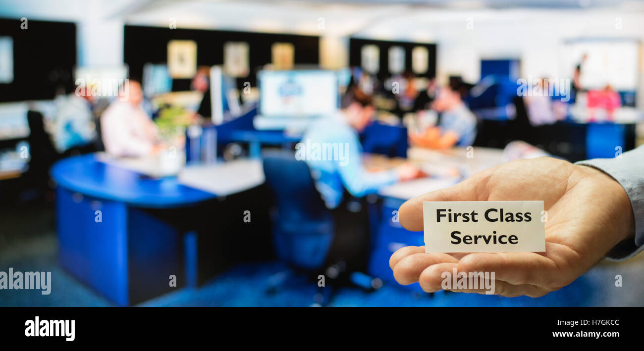 First class service hi-res stock photography and images - Alamy