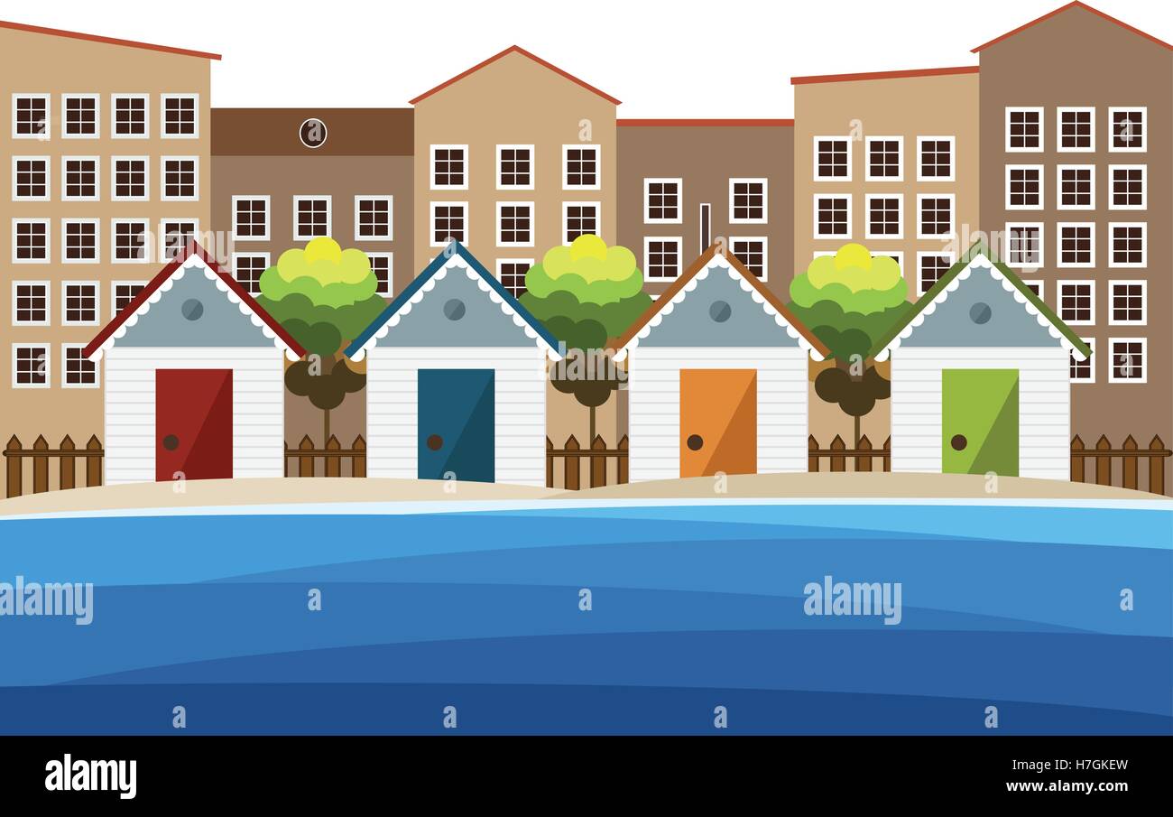 Sea haze background Stock Vector Images - Alamy