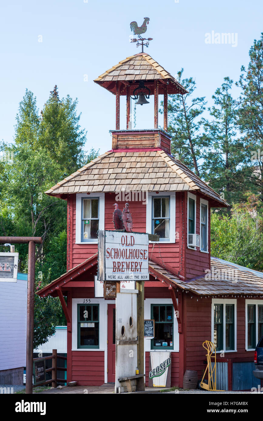Bakery at a traditional western town Winthrop, Washington, USA. Stock Photo