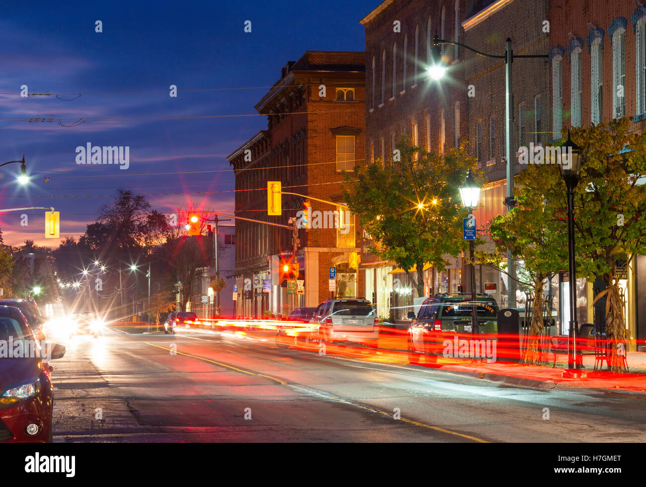 Historical buildings along Dundas Street in downtown Greater Napanee