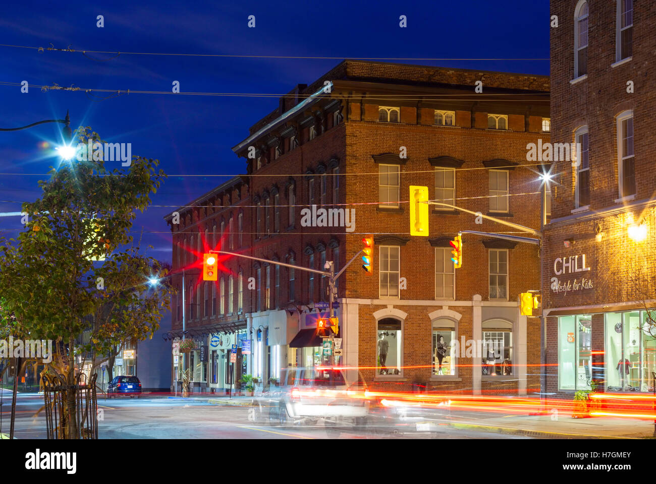 Historical buildings along Dundas Street in downtown Greater Napanee