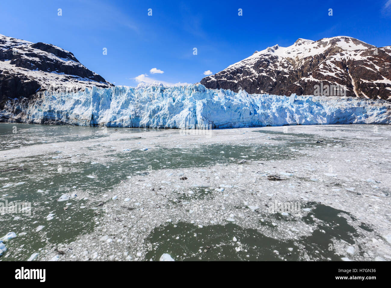 Margerie glacier in the Glacier Bay National Park, Alaska Stock Photo