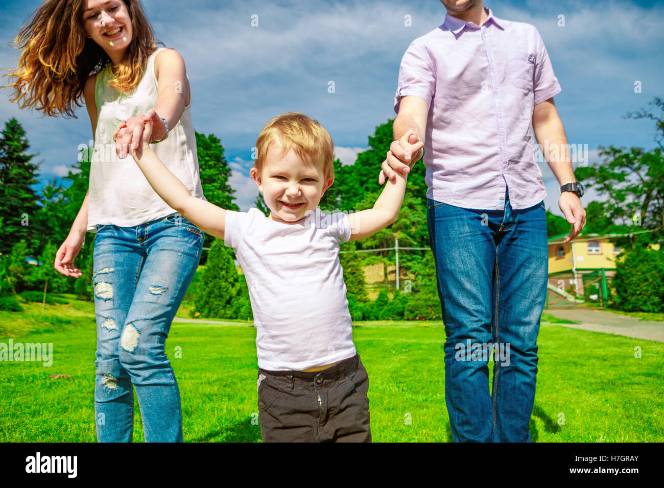 family - enjoying the life together Stock Photo - Alamy