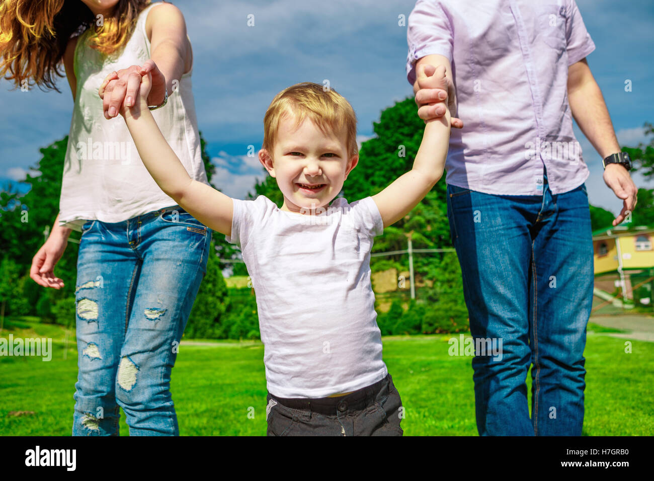 family - enjoying the life together Stock Photo - Alamy