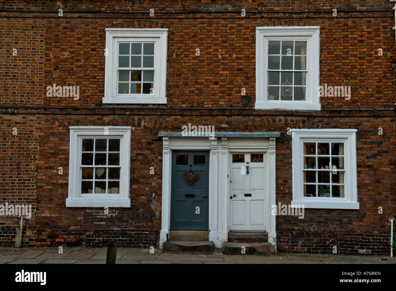 Georgian architecture in the town of Ashbourne, Derbyshire, UK Stock Photo