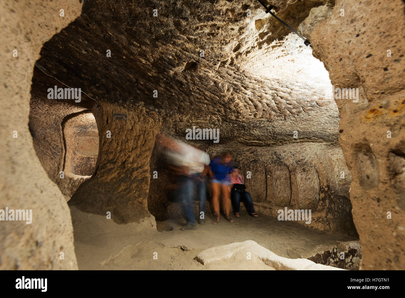 Turkey, Central Anatolia, Cappadocia, Kaymakli underground city, Unesco