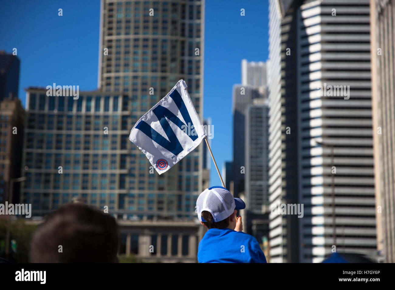 Banners Fly at Wrigley Field, Chicago after Cubs World Series Win Editorial  Stock Image - Image of winning, baseball: 84704089