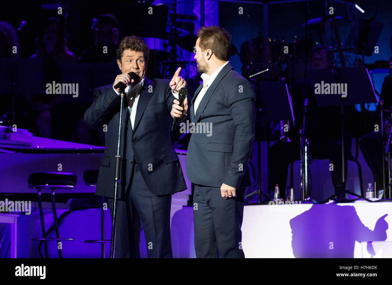 Bournemouth, UK. 05th Nov, 2016. Michael Ball and Alfie Boe live in concert at the Bournemouth International Centre Credit:  Charlie Raven/Alamy Live News Stock Photo