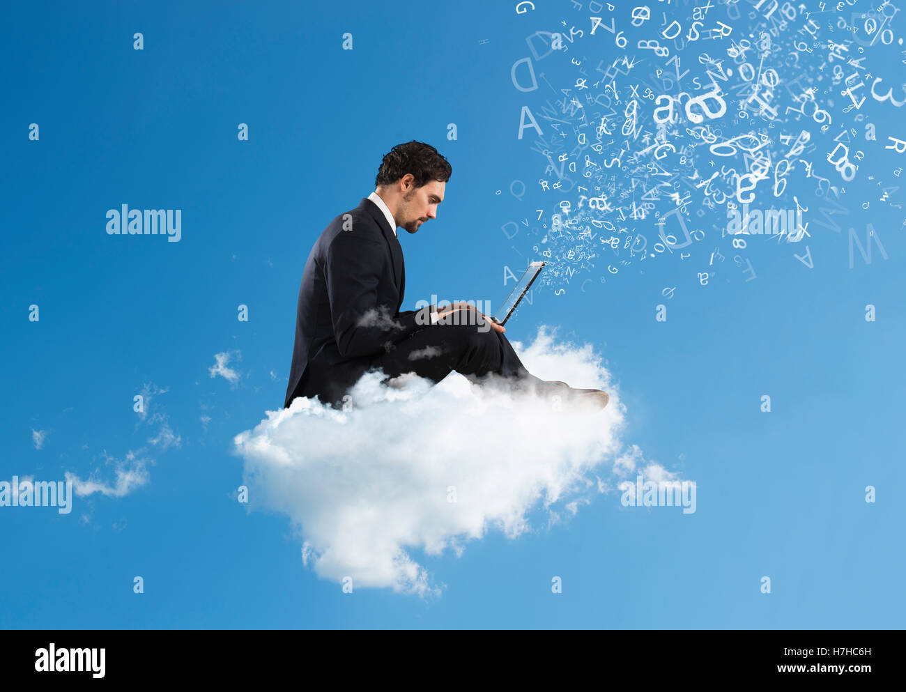 Internet and social network concept Stock Photo