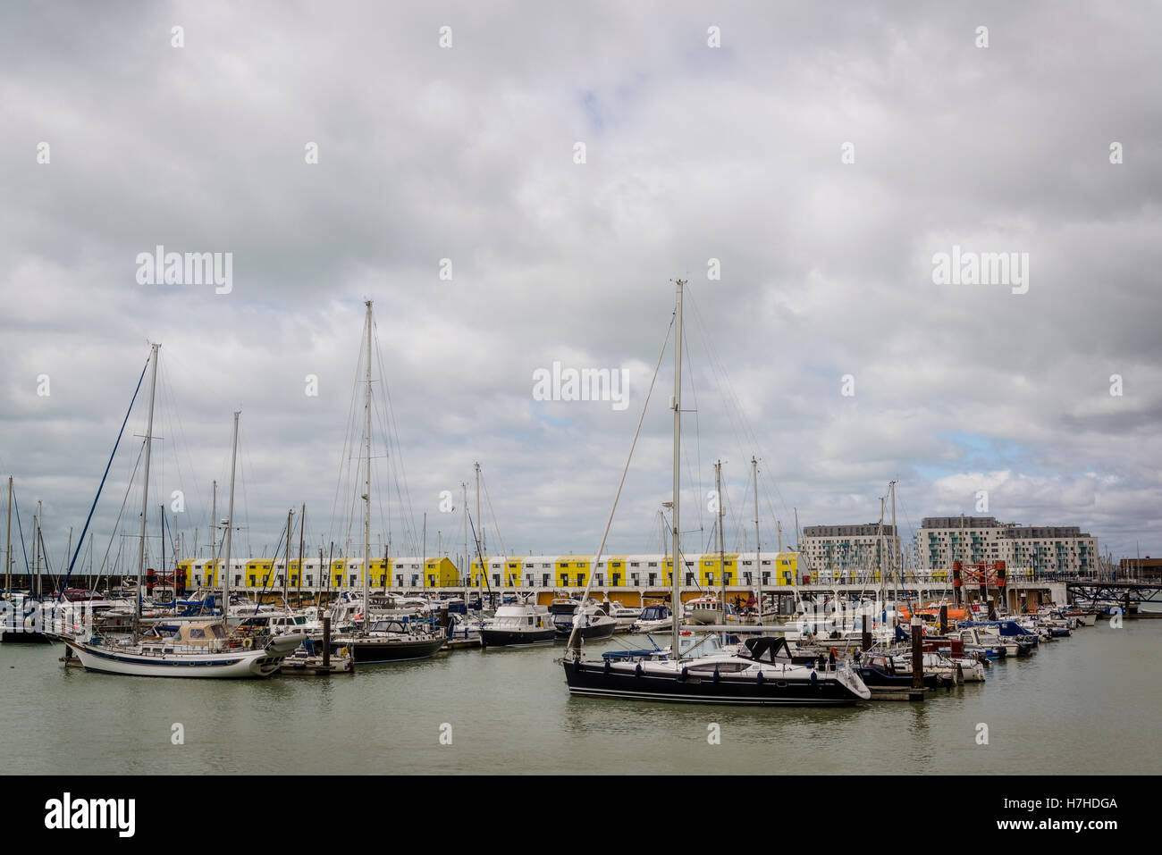 Brighton marina, Brighton, East Sussex, England, UK Stock Photo