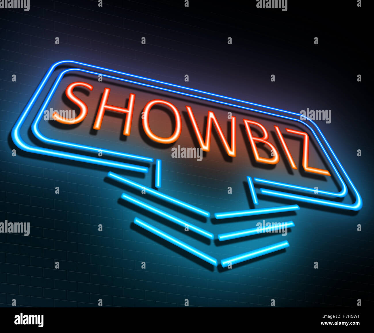 Showbiz concept. Stock Photo
