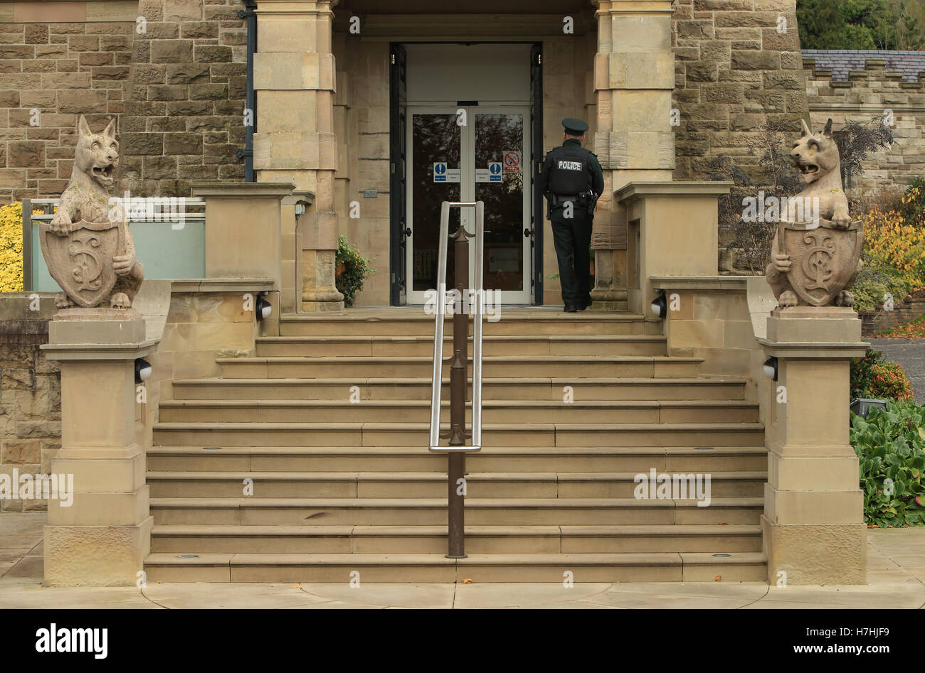 Stormont Castle. Stormont Castle is a mansion on the Stormont Estate in
