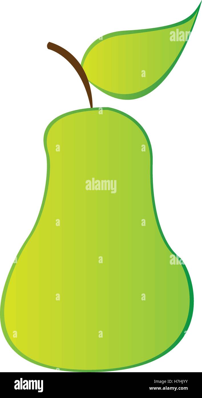 pear fruit icon image vector illustration design Stock Vector Image ...