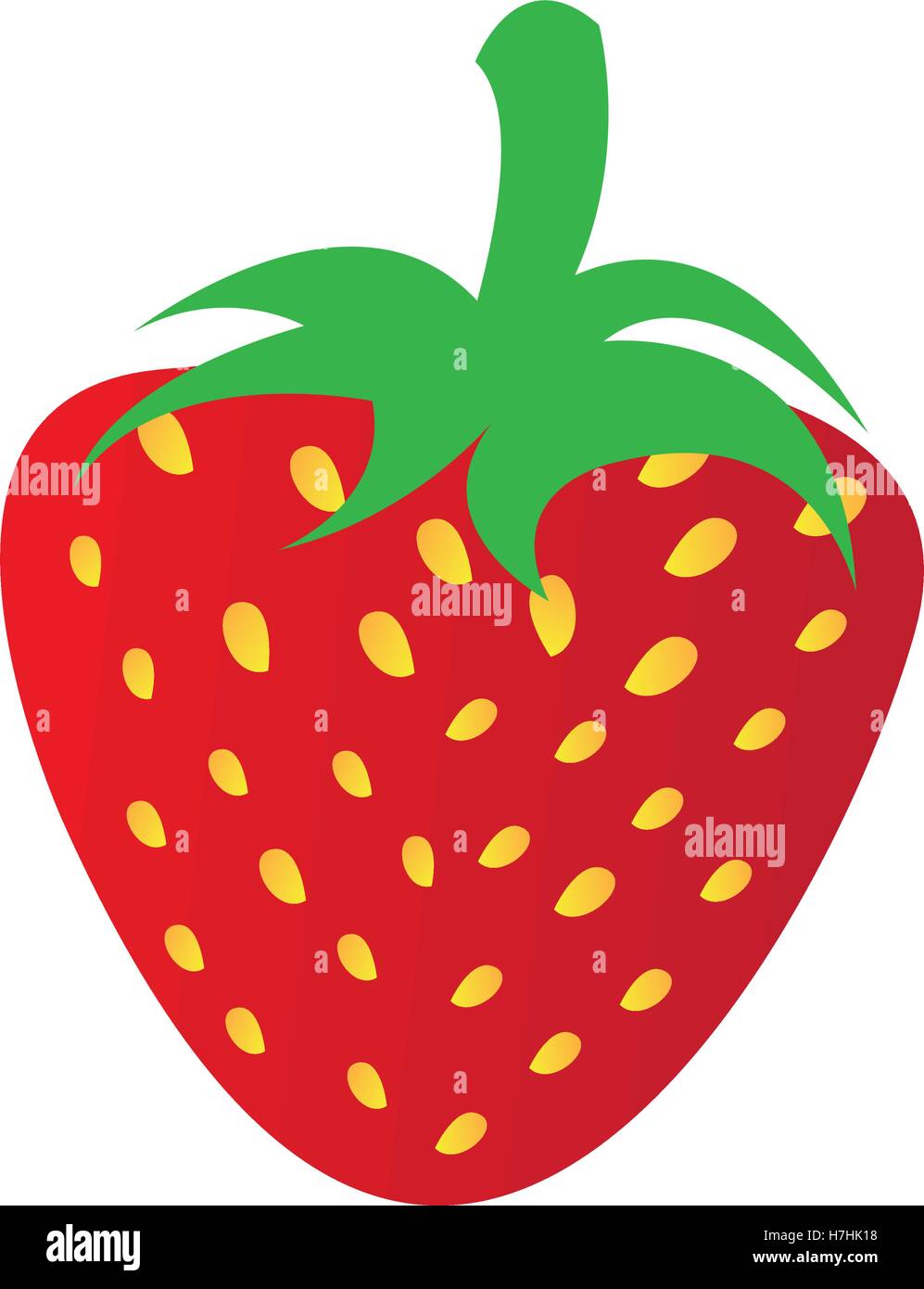 strawberry fruit icon image vector illustration design Stock Vector ...