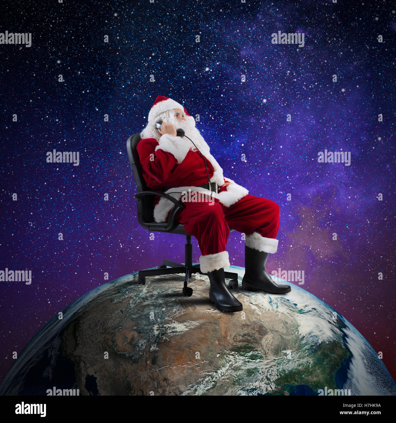 Modern santa claus hi-res stock photography and images - Alamy