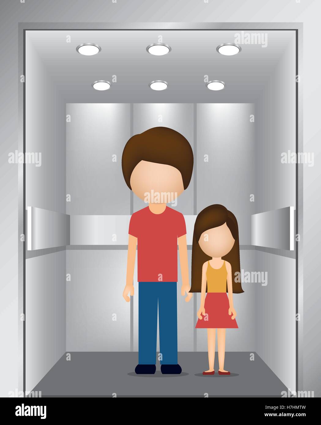 Elevator Doors Cartoon