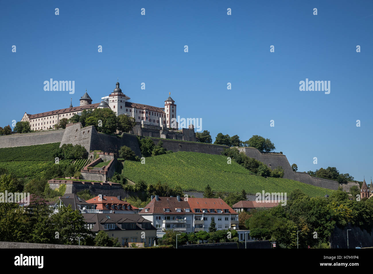 Festung Marienberg, Würzburg, Germany, Europe. Stock Photo