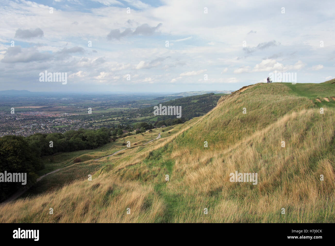 Cleeve Hill in the Cotswolds, Gloucestershire England UK Stock Photo