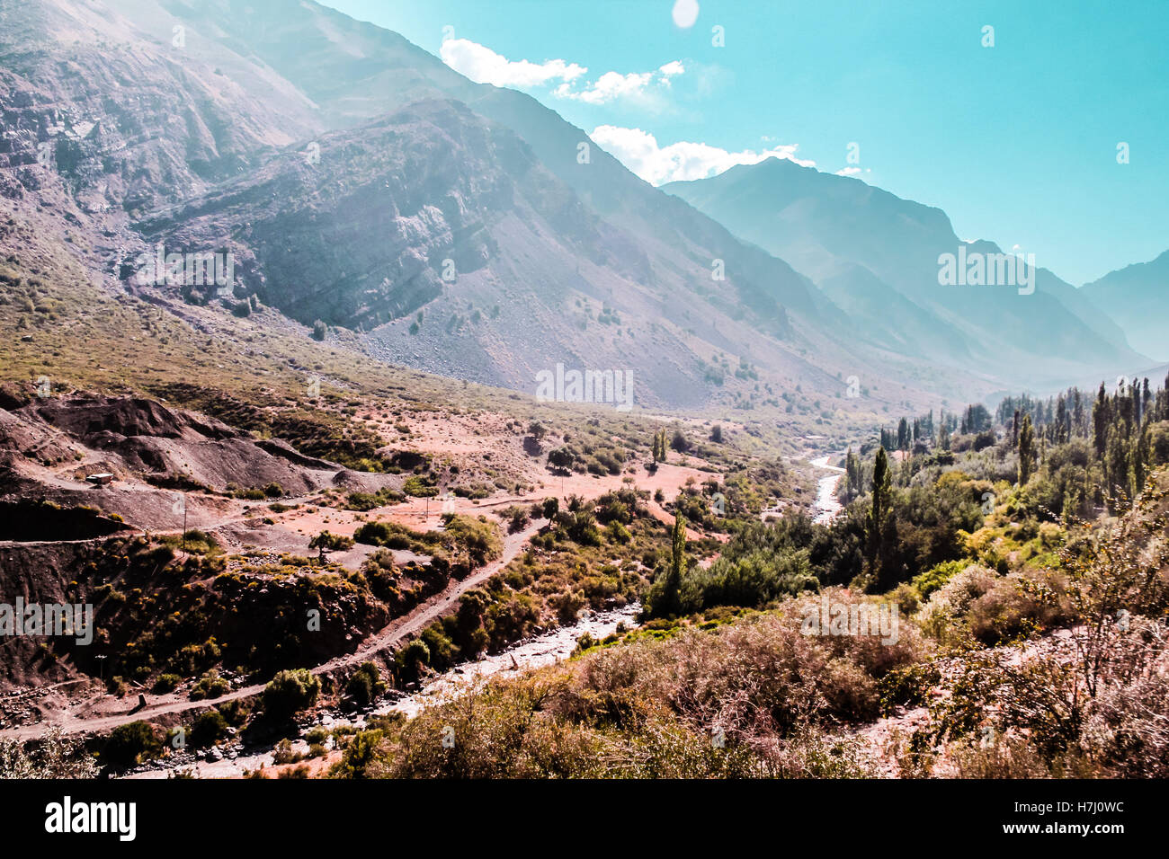Photo of Mountains and Hills of The Andes Mountains in Santiago, Chile