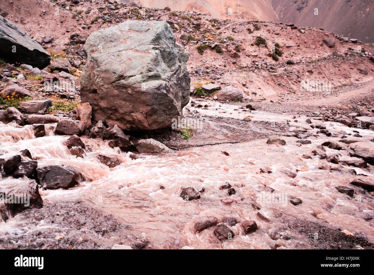 Photo of Mountains and Hills of The Andes Mountains in Santiago, Chile