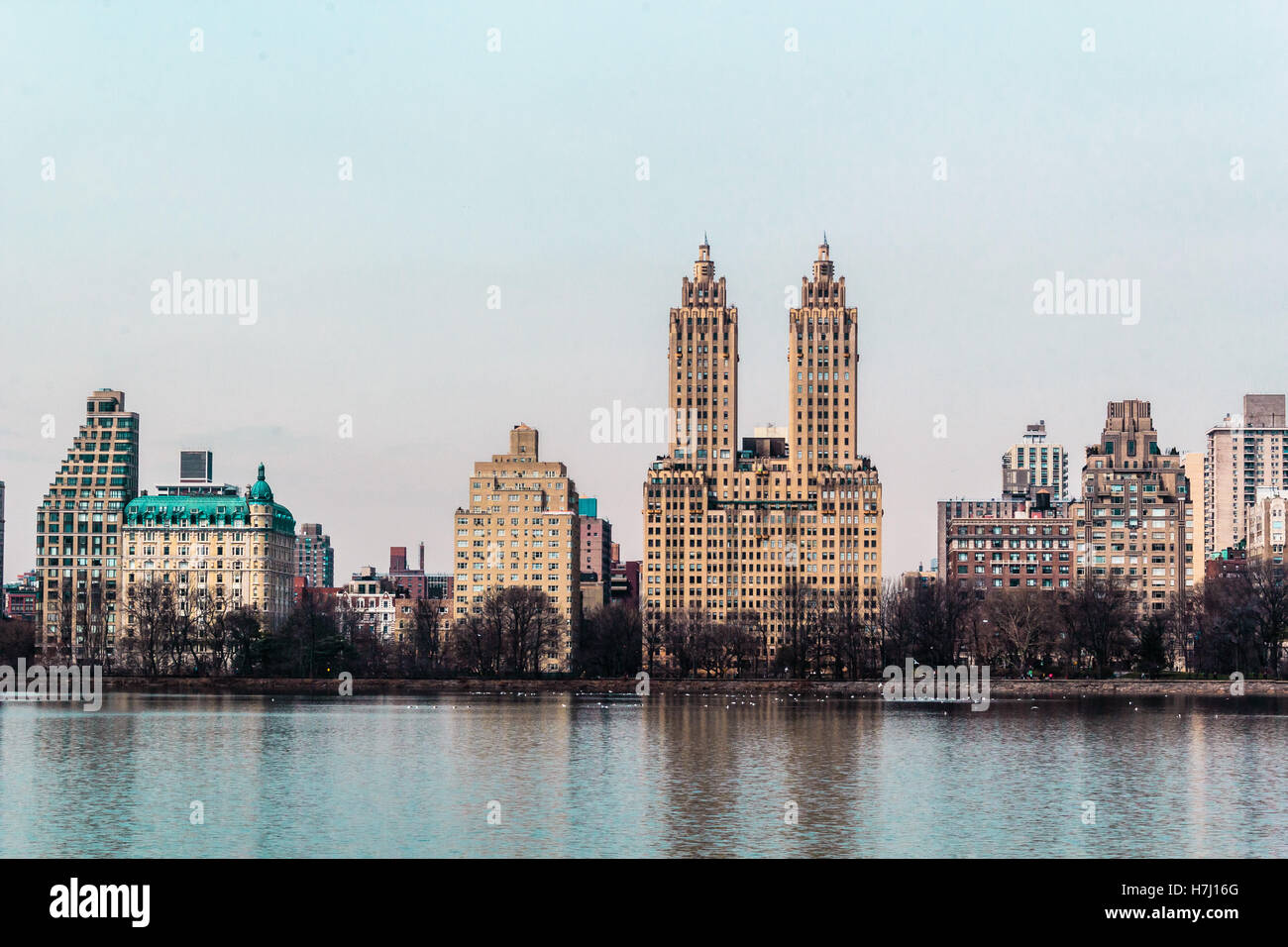 Photo of Buildings near Central Park in Manhattan, New York City Stock