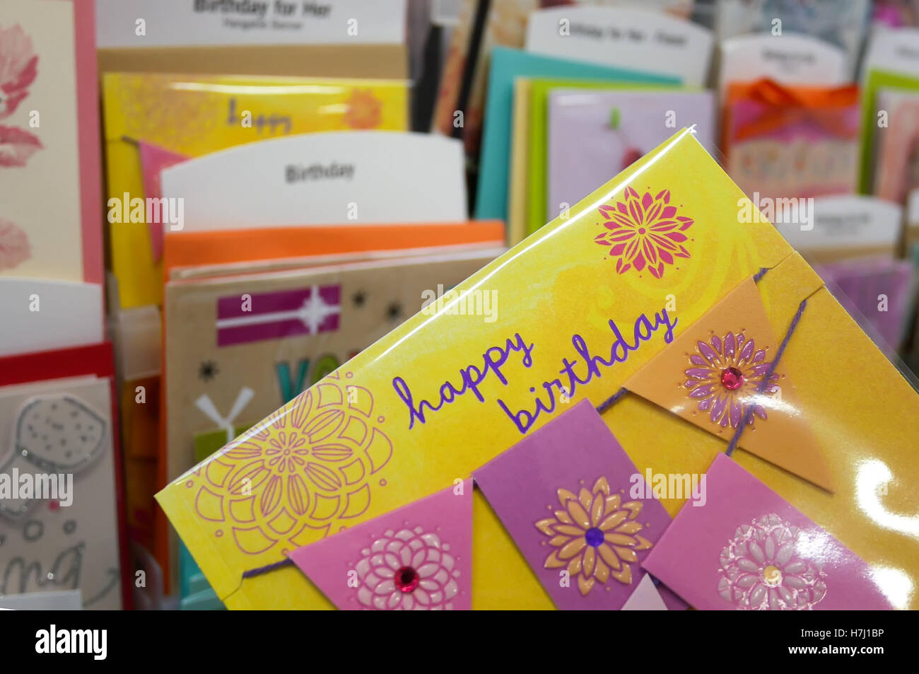 Birthday Card Shop Stock Photos Birthday Card Shop Stock Images