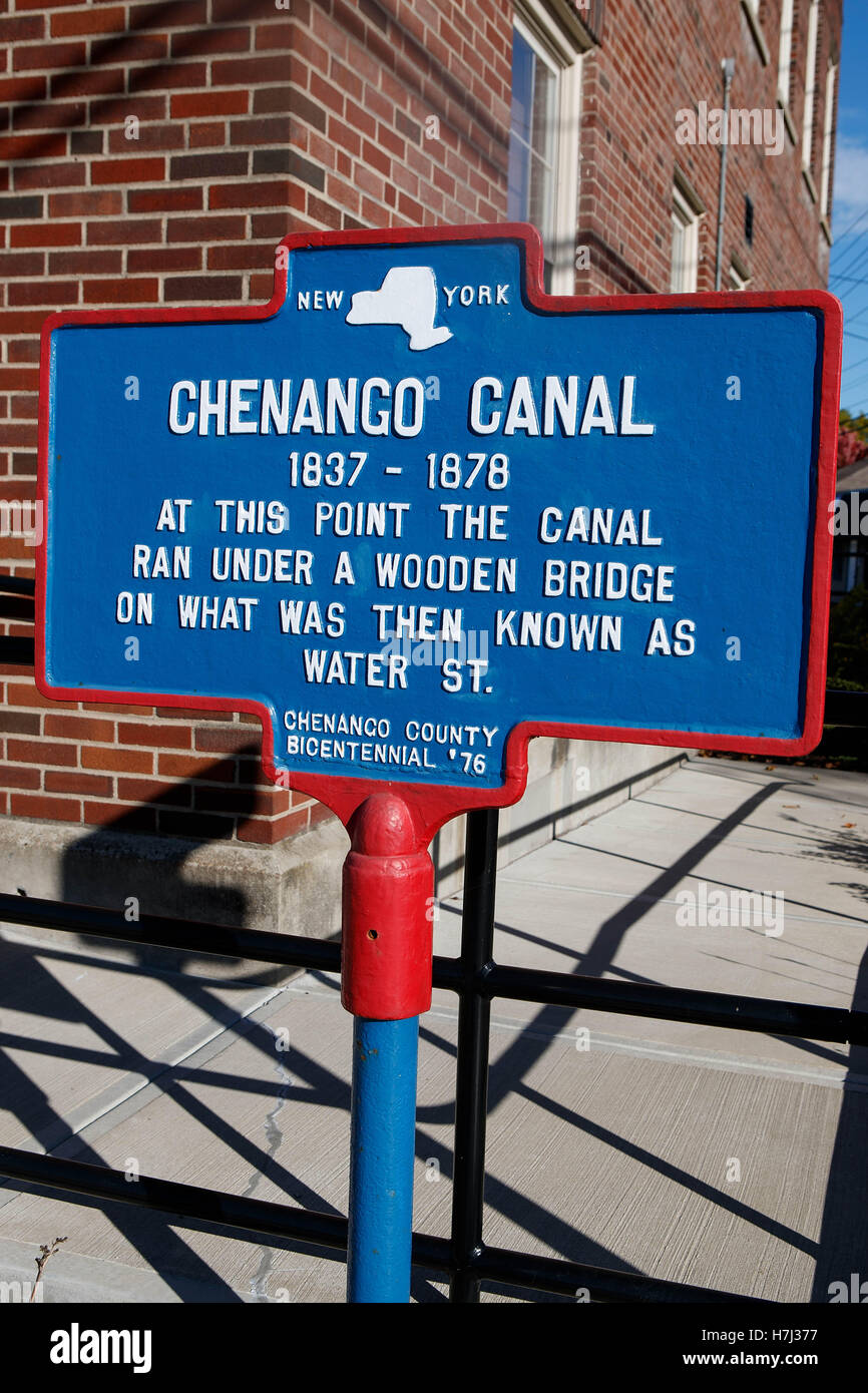 CHENANGO CANAL18371878 18371878 At this point the canal ran under a