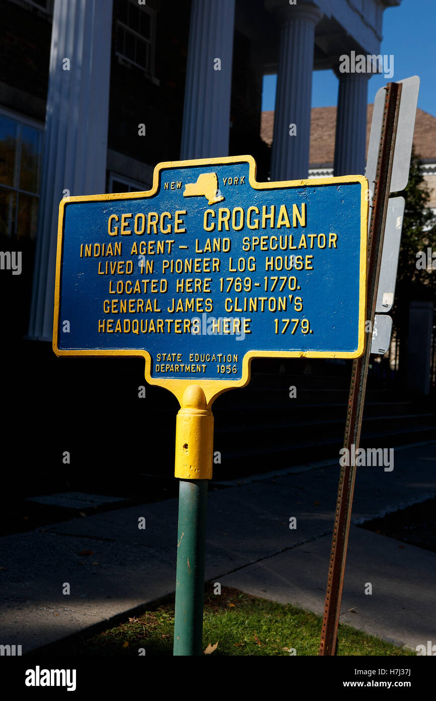 CROGHAN Indian agent land speculator. Lived in pioneer log