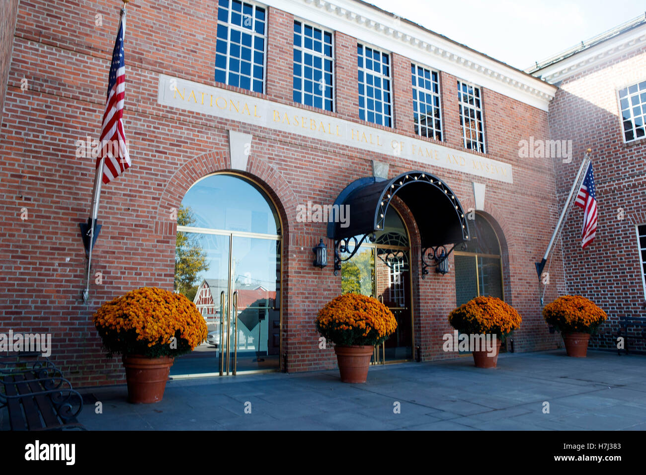 National Baseball Hall of Fame and Museum, Cooperstown, New York, United States of America Stock Photo