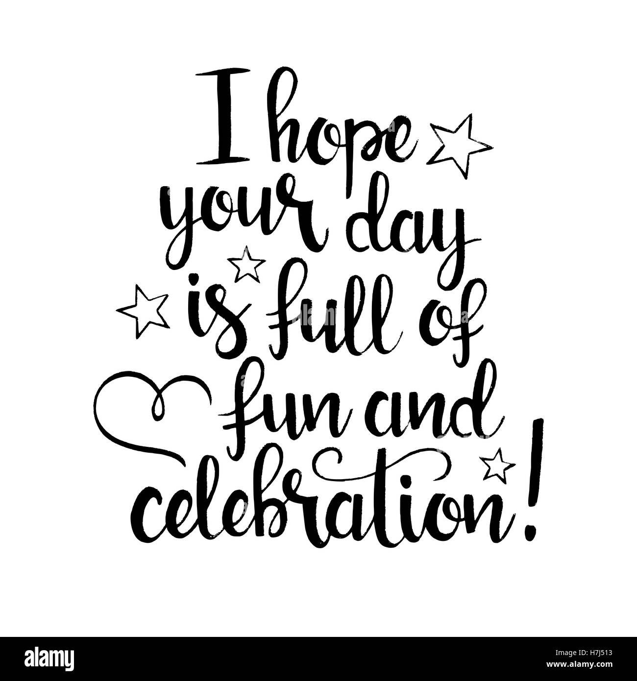 Black Queen Birthday Quotes Happy Birthday Black And White Stock Photos & Images - Alamy