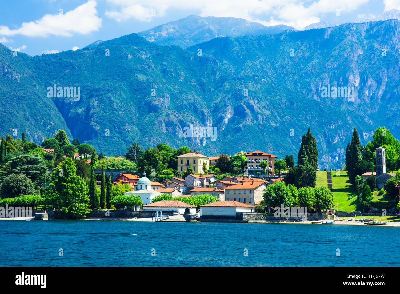 scenic Lago di Como - north of Italy Stock Photo