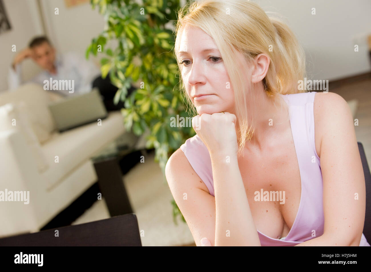 Symbolic image for crisis in a relationship Stock Photo