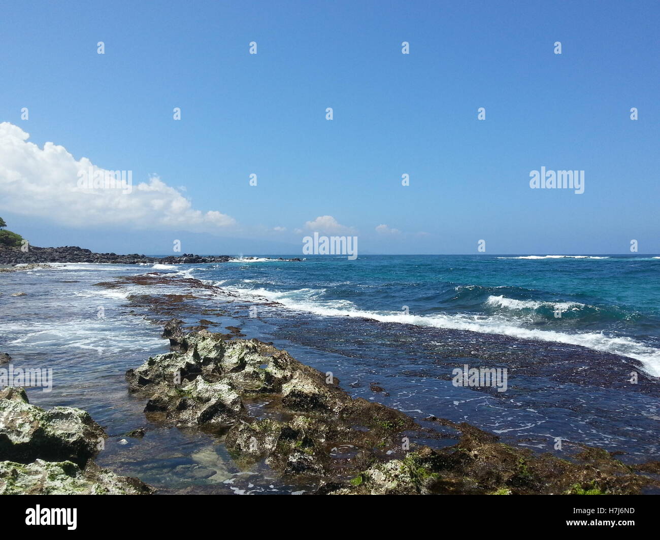 the beaches of Maui Stock Photo