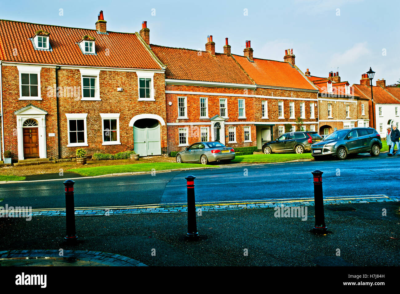 Period Houses, Easingwold, North Yorkshire Stock Photo Alamy