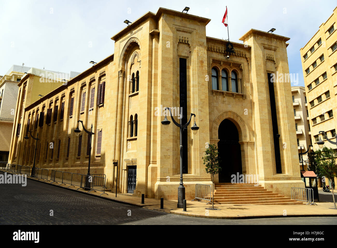 Parliament building, Downtown, Beirut, Lebanon. Stock Photo