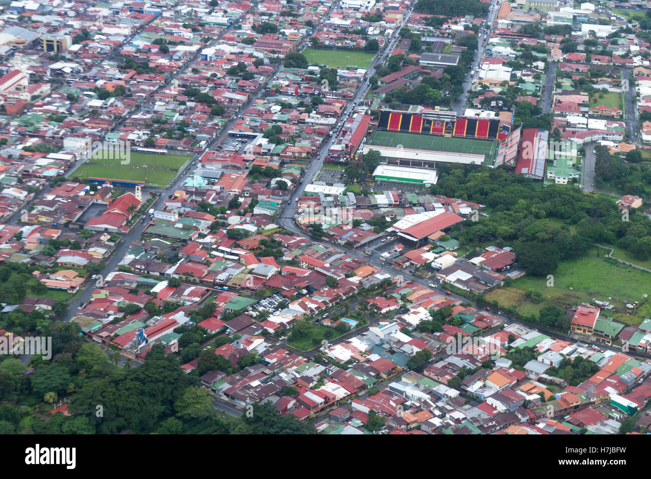 Alajuela , Costa Rica June 20 Soccer stadium for the LDA the local