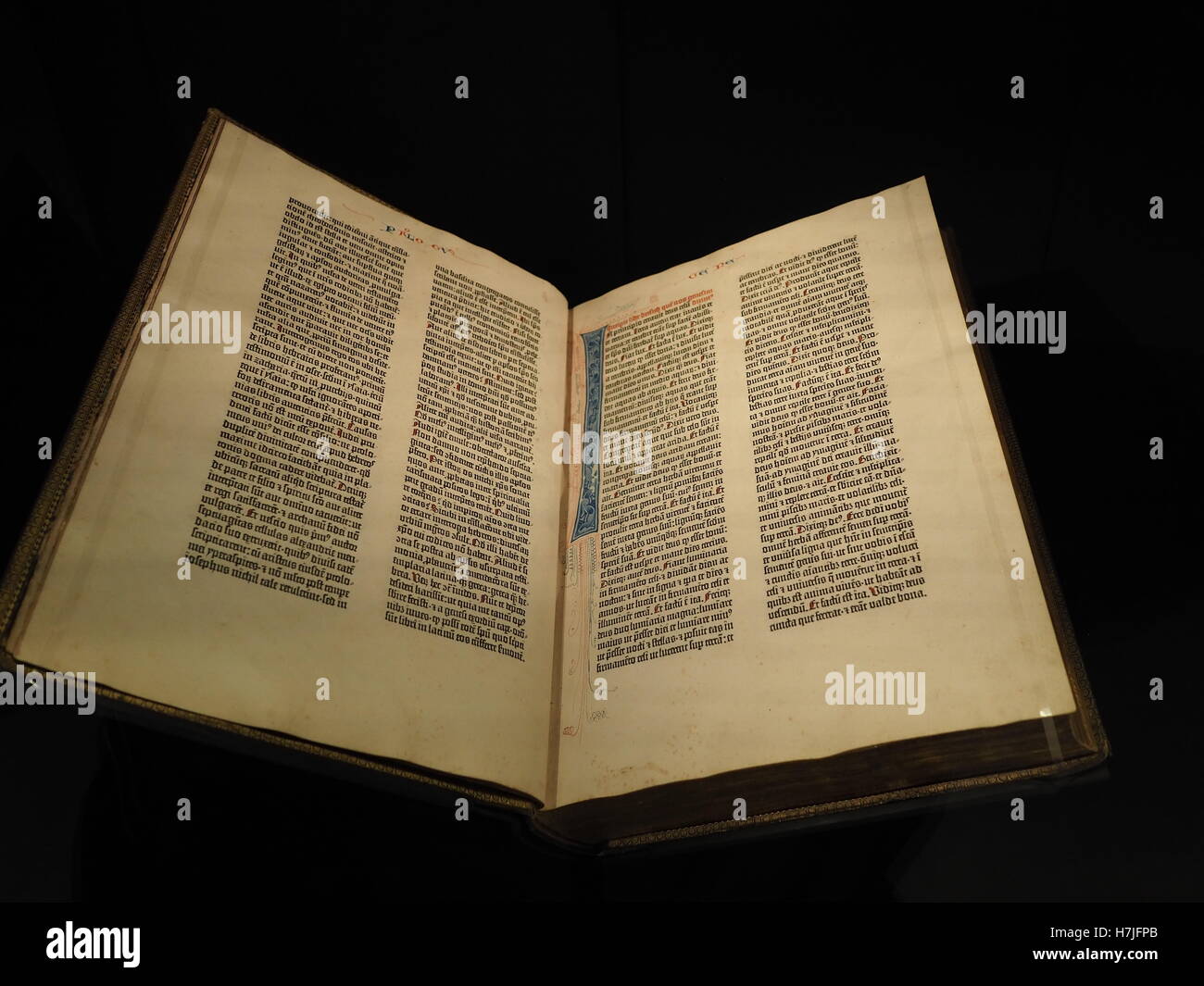 Gutenberg Bible Stock Photo