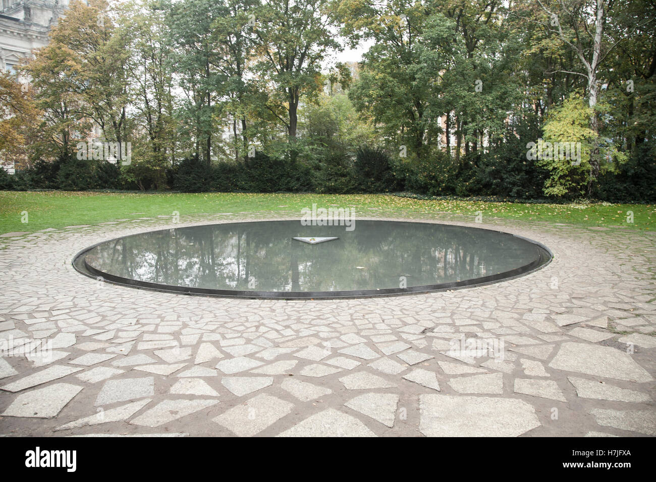 Memorial to the Sinti and Roma Victims of National Socialism Stock Photo