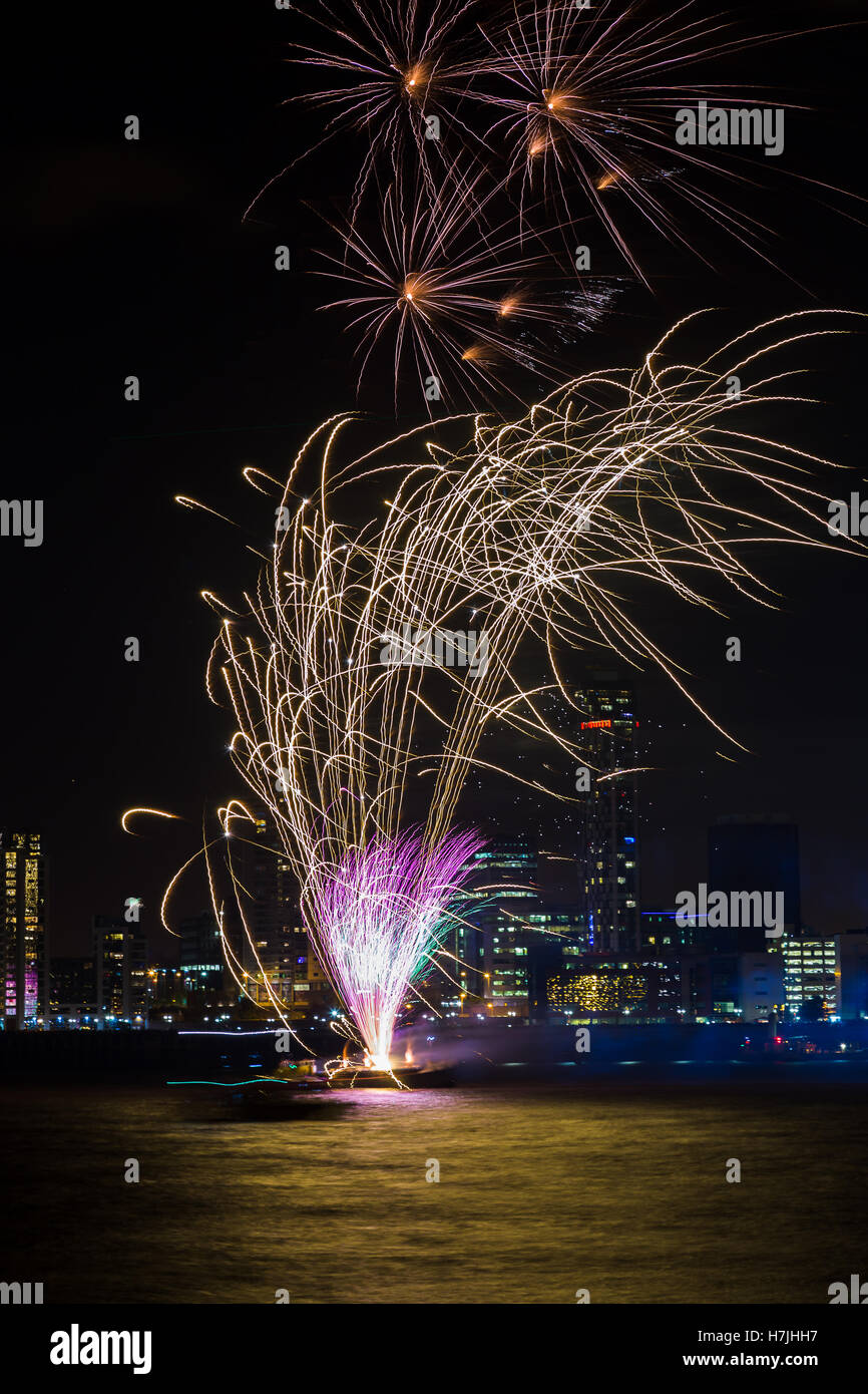 Captured during River of Light on bonfire night from on the