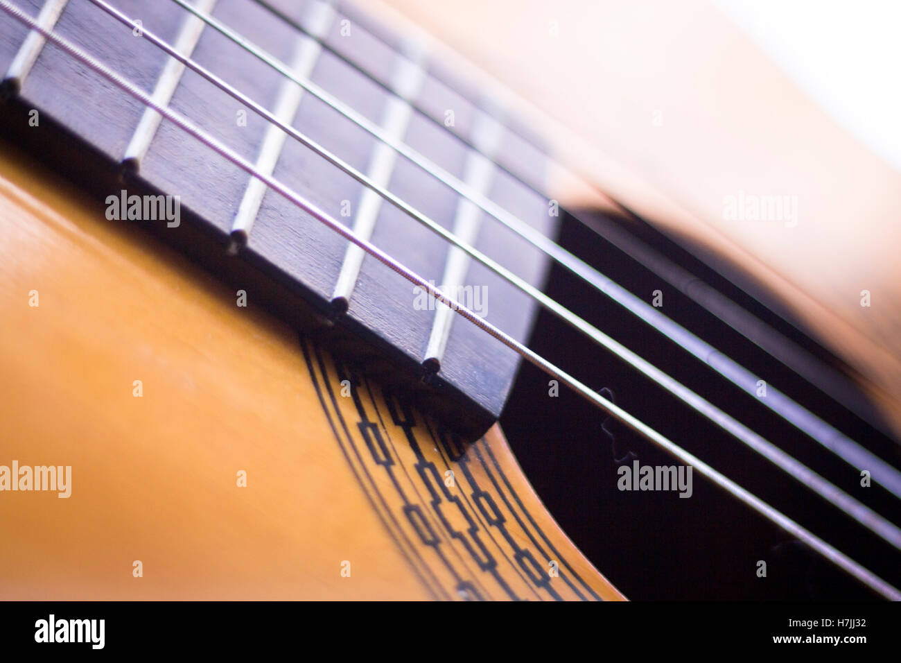 Spanish traditional flamenco wooden acoustic guitar strings and